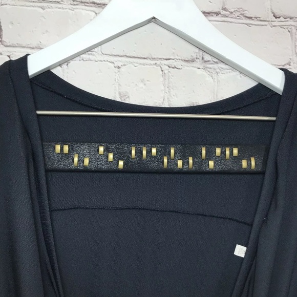 ⚡️SOLD⚡️Rachel Roy Tunic Top Cowl Cut Stretch Blouse - Picture 6 of 8